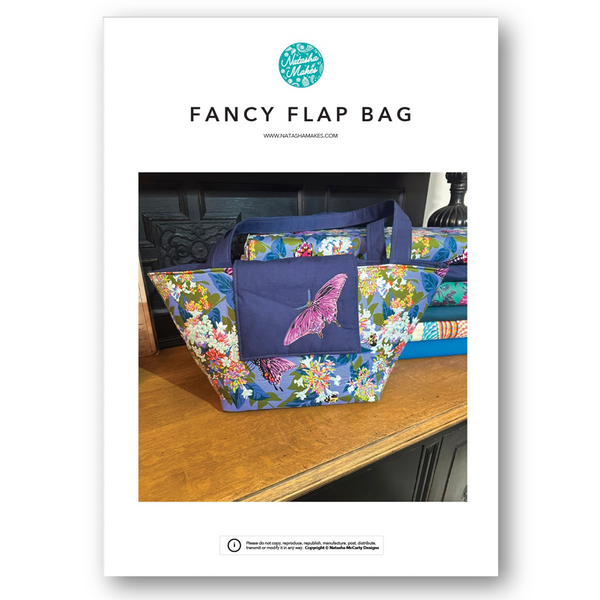 INSTRUCTIONS: Fancy Flap Bag: PRINTED VERSION