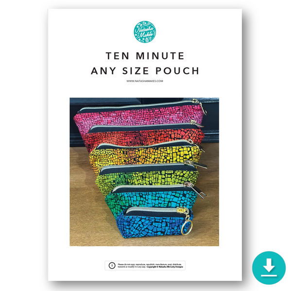 Wednesday 24 January 2024 - Ten Minute Any Size Pouch demo with Natash ...
