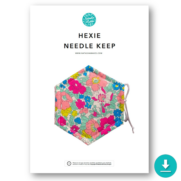 INSTRUCTIONS: Hexie Needle Keep: DIGITAL DOWNLOAD