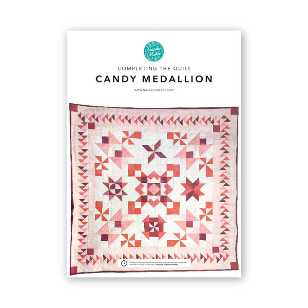 Block of the Month: 'Candy Medallion' - Completing the Quilt: Printed Instructions