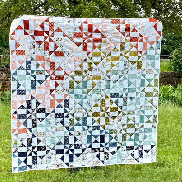 INSTRUCTIONS: Twists and Turns Quilt: DIGITAL DOWNLOAD