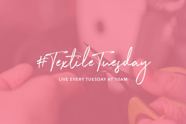 Textile Tuesday - 21st April 2020 - EPP Starter Kits & Snowball Cushion