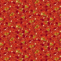 HALF BOLT SALE: Leesa Chandler | Under The Australian Sun 'Flowering Gum' Red Multi 0012 1: 4.5 metres