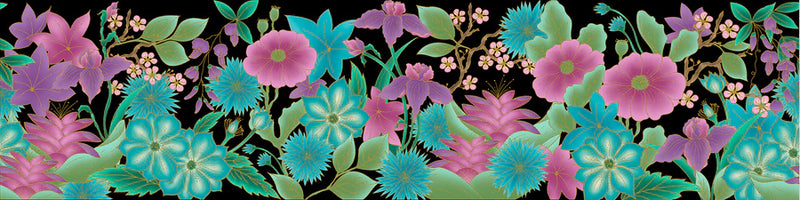 Leesa Chandler | Cultural Influence - YOMU 'Border Print' 00031 6 Spring: by the 60cm increment