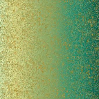 Leesa Chandler | Cultural Influence - YOMU 'Ombré Coordinate' 00032 10 Green: by the 1/2m