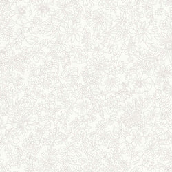 BACKING FABRIC 108" Wide: Liberty | Emily Blossom: 0166W7401A IVORY: by the ½m