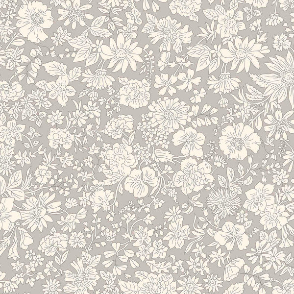 FAT QUARTER (XXL Size: Approx 20" x 54"): Liberty | Emily Blossom: 0166W7404A CLAY