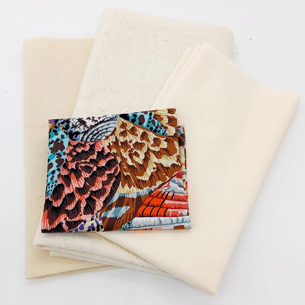 FABRIC KIT: 'Peeping Toms' Cushion: Kaffe Fassett Collective 'Sailor Valentine' Option