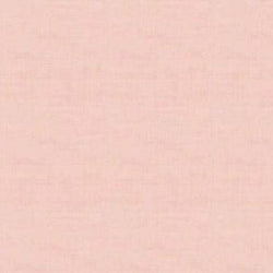 BOLT END SALE: Makower 'Linen Texture' Cotton Blender 1473 in P1 Pale Pink: Approx 2.45m