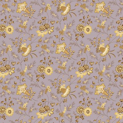 Max & Louise for Andover Fabrics | Fernshaw 'Charles' Purple 2/1027 P: by the 1/2m