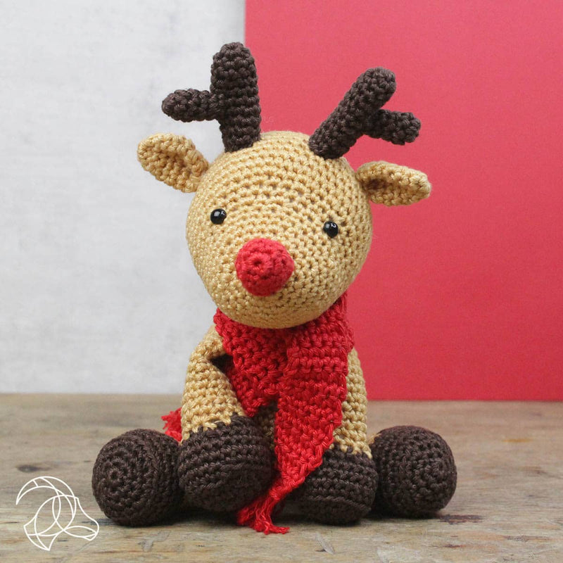 KIT: Hardicraft 'Rudolf Reindeer' Crochet Kit