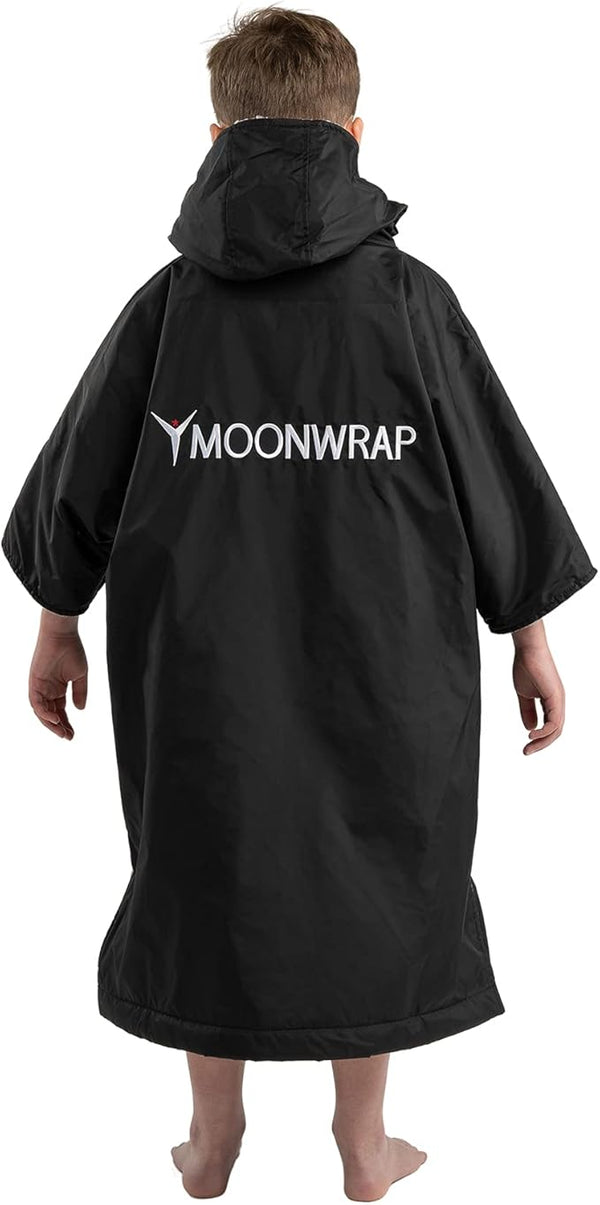 Ready Made: Frostfire | Moonwrap Kids' Waterproof Changing Robe: Size XS: BLACK