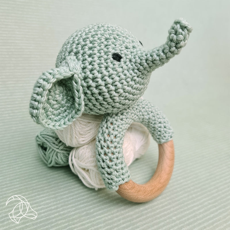 KIT: Hardicraft 'Elephant Rattle' Crochet Kit