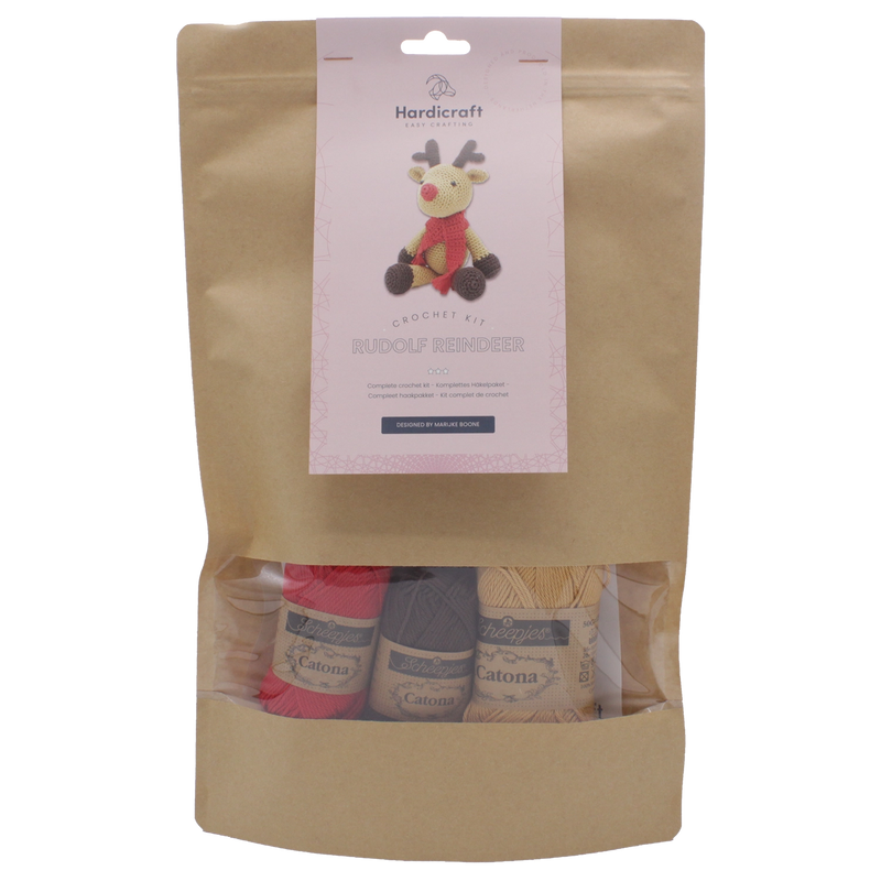 KIT: Hardicraft 'Rudolf Reindeer' Crochet Kit