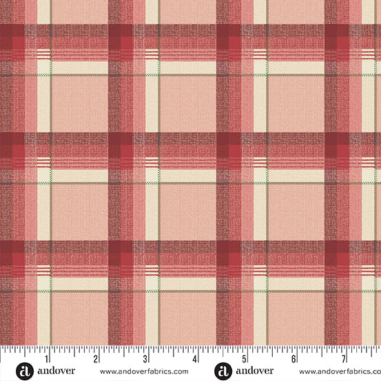 Edyta Sitar for Andover Fabrics | Joy 'Rustic' in Holly Berries 2/1058 R: by the 1/2m