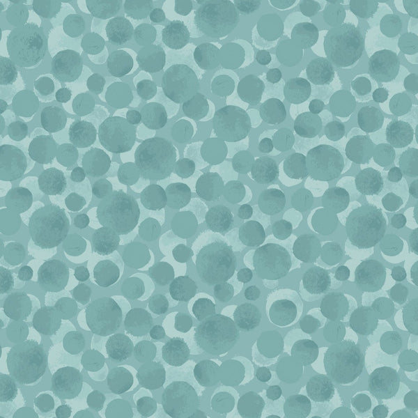 Lewis & Irene | SS23 'Bumbleberries' Sea Blue BB332: by the 1/2m