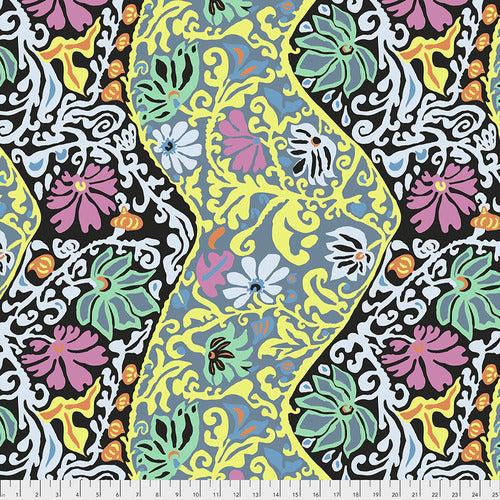 BOLT END SALE: Kaffe Fassett Collective | Stash 'Bali Brocade' Contrast: Approx 1.5m
