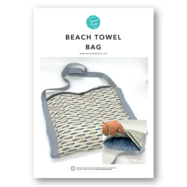 INSTRUCTIONS: Beach Towel Bag: PRINTED VERSION