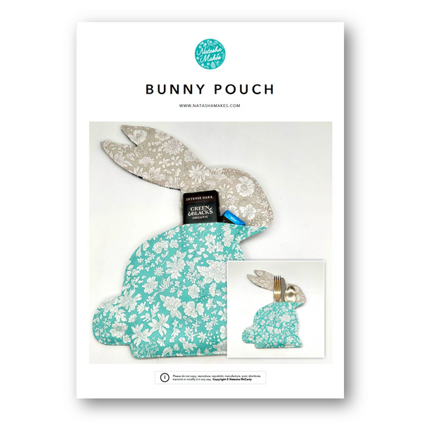 INSTRUCTIONS: Bunny Pouch: PRINTED VERSION