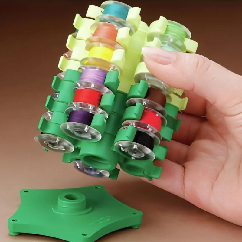 ACCESSORY: 6-Tier Rotating Bobbin Storage: Tower Organiser Storage Clip Stand