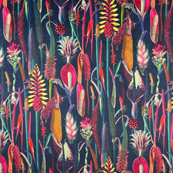 Chatham Glyn | Crafty Velvets 'Botanical' CVL008 Navy: by the METRE
