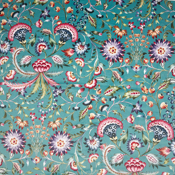 Chatham Glyn | Crafty Velvets 'Marlowe' CVL067 TURQUOISE: by the METRE