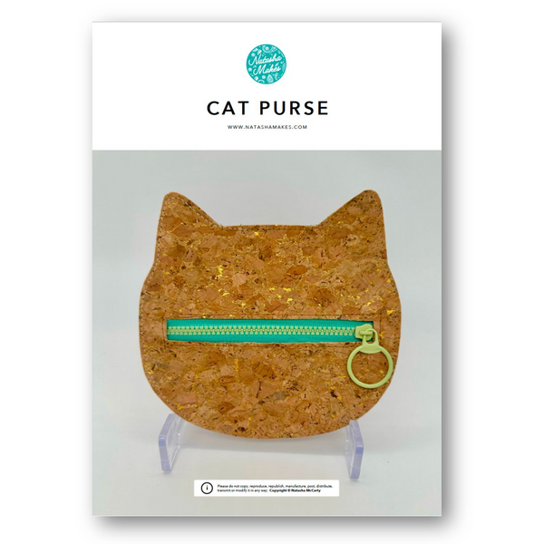 INSTRUCTIONS: Cat Purse: PRINTED VERSION