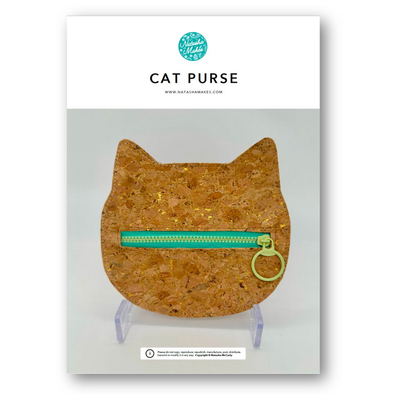 INSTRUCTIONS: Cat Purse: PRINTED VERSION