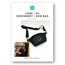 INSTRUCTIONS: Cork / PU Crossbody / Bum Bag: PRINTED VERSION
