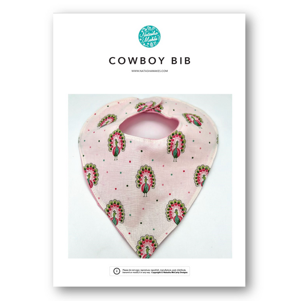 INSTRUCTIONS: Cowboy Bib: PRINTED VERSION