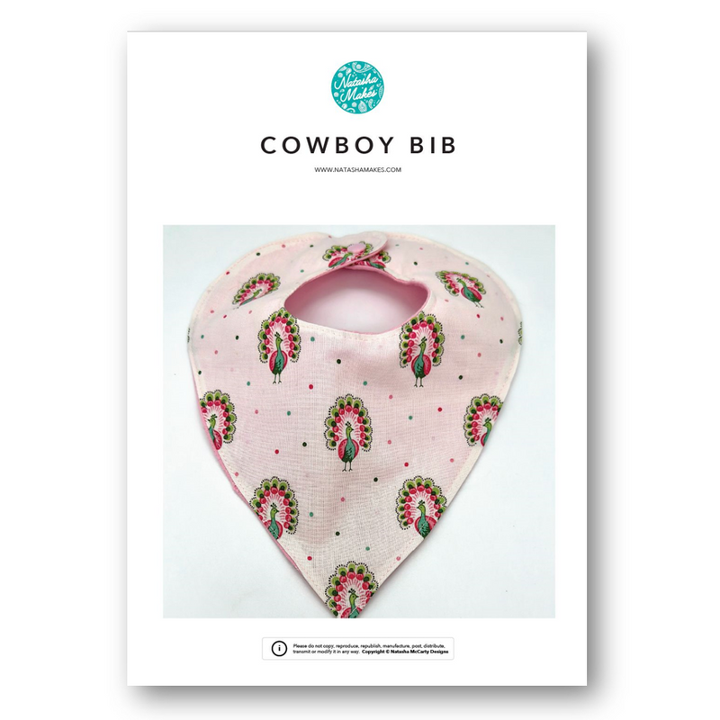 INSTRUCTIONS: Cowboy Bib: PRINTED VERSION