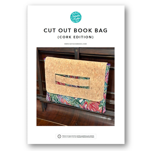 INSTRUCTIONS: Cut Out Book Bag (Cork Edition): PRINTED VERSION