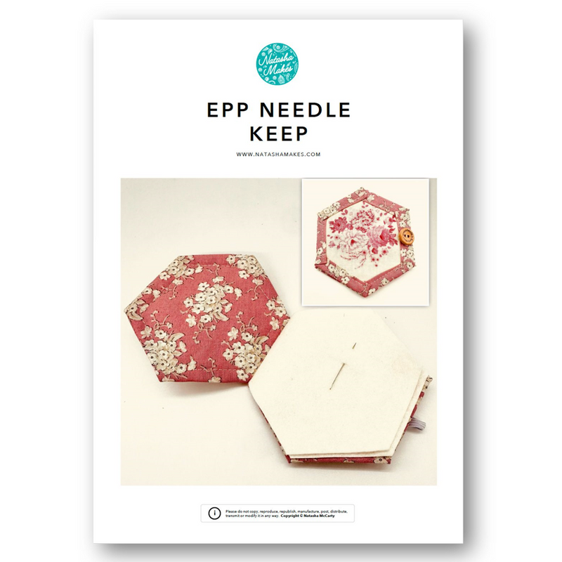 INSTRUCTIONS: EPP Needle Keep: PRINTED VERSION – Natasha Makes