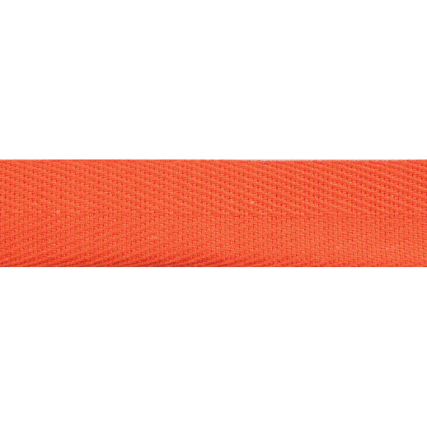 TRIM: Essential Trimmings | Cotton Herringbone Tape: 20mm (¾") Wide: 071 ORANGE: by the METRE