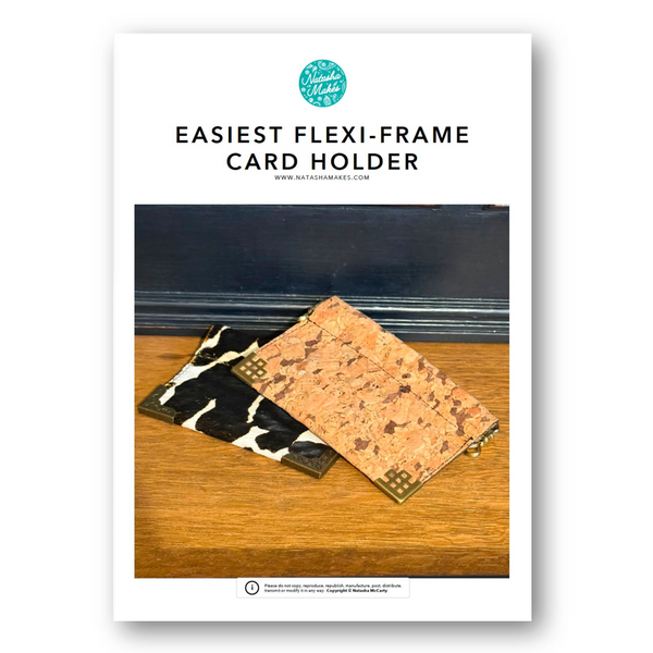 INSTRUCTIONS: Easiest Flexi Frame Card Holder: PRINTED VERSION