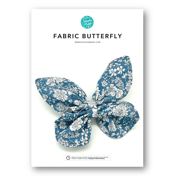 INSTRUCTIONS: Fabric Butterfly: PRINTED VERSION
