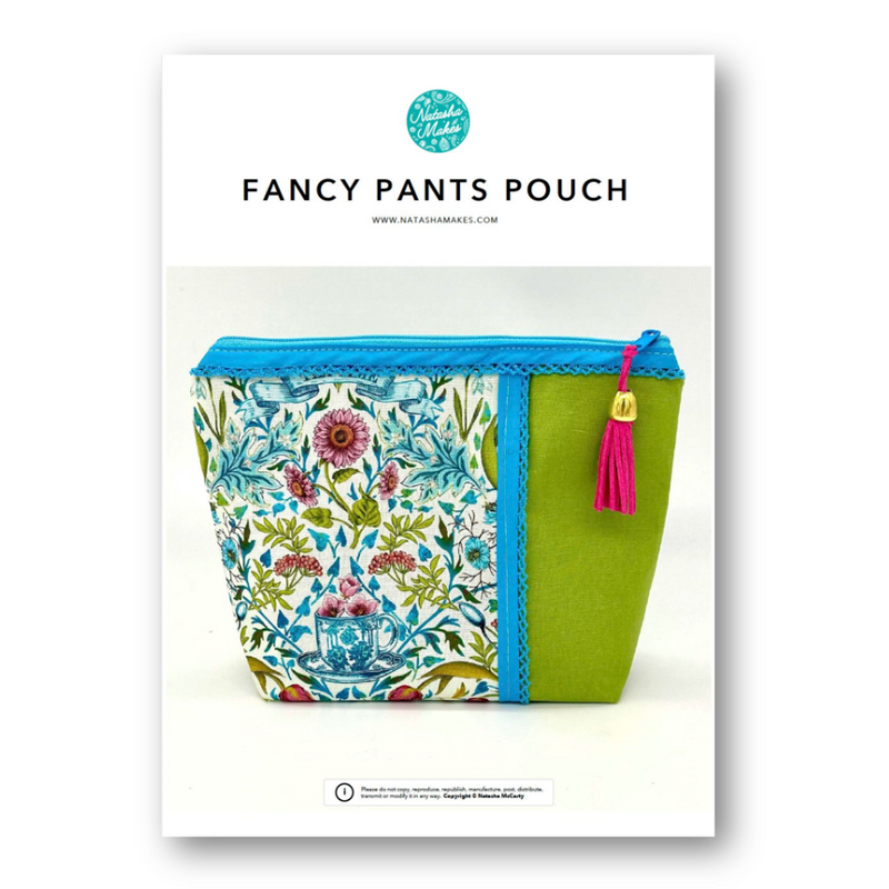 INSTRUCTIONS: Fancy Pants Pouch: PRINTED VERSION