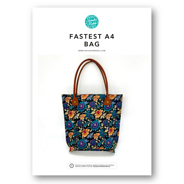 INSTRUCTIONS: Fastest A4 Bag: PRINTED VERSION