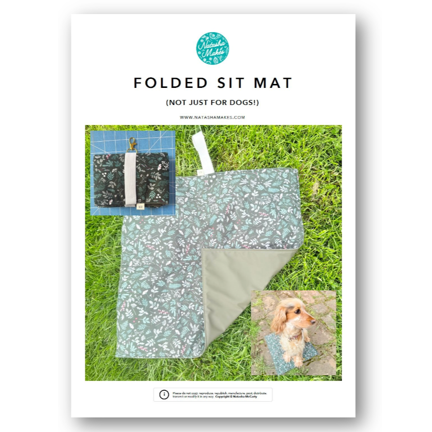 INSTRUCTIONS: Folded Sit Mat: PRINTED VERSION – Natasha Makes