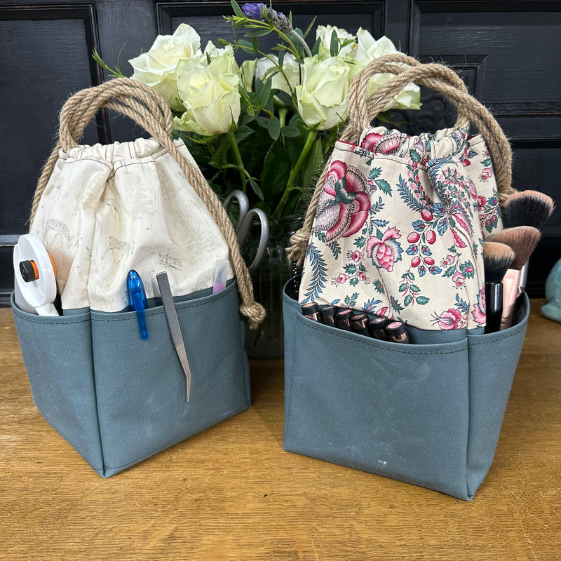 Base Drawstring INSTRUCTIONS: Waxed Base Drawstring Caddy: DIGITAL DOWNLOAD – Natasha Makes