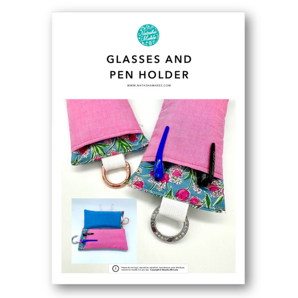 INSTRUCTIONS: Glasses and Pen Holder: PRINTED VERSION