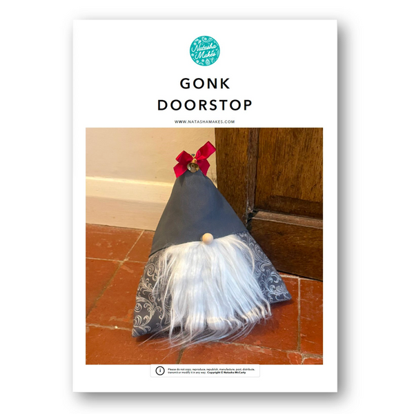INSTRUCTIONS: Gonk Doorstop: PRINTED VERSION