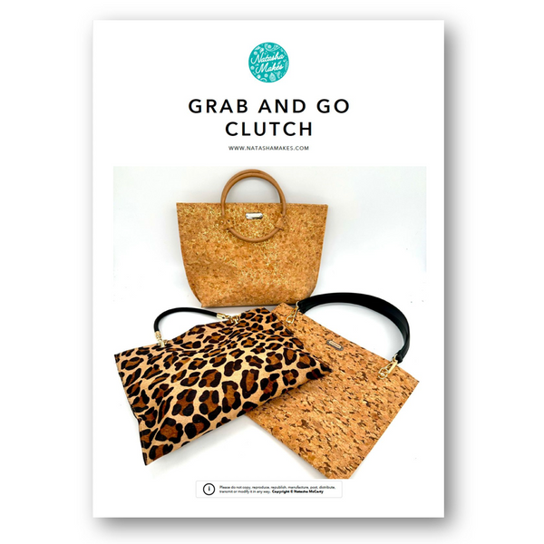 INSTRUCTIONS: Grab and Go Clutch: PRINTED VERSION