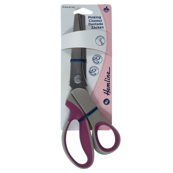 Hemline Pinking Shears: Approx 23.5cm / 9 1/4"