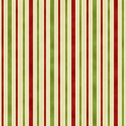 HALF BOLT SALE: Leesa Chandler | Hampton Stripe in Red Green Ivory 0011 1: 4.5 metres