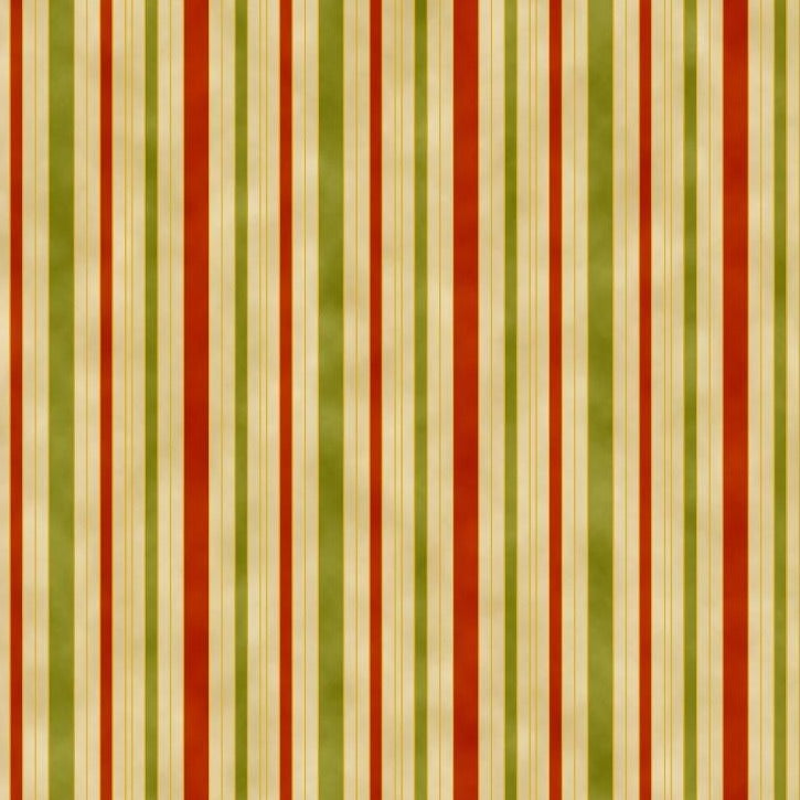 HALF BOLT SALE: Leesa Chandler | Hampton Stripe in Orange Green Cream 0011 8: 4.5 metres