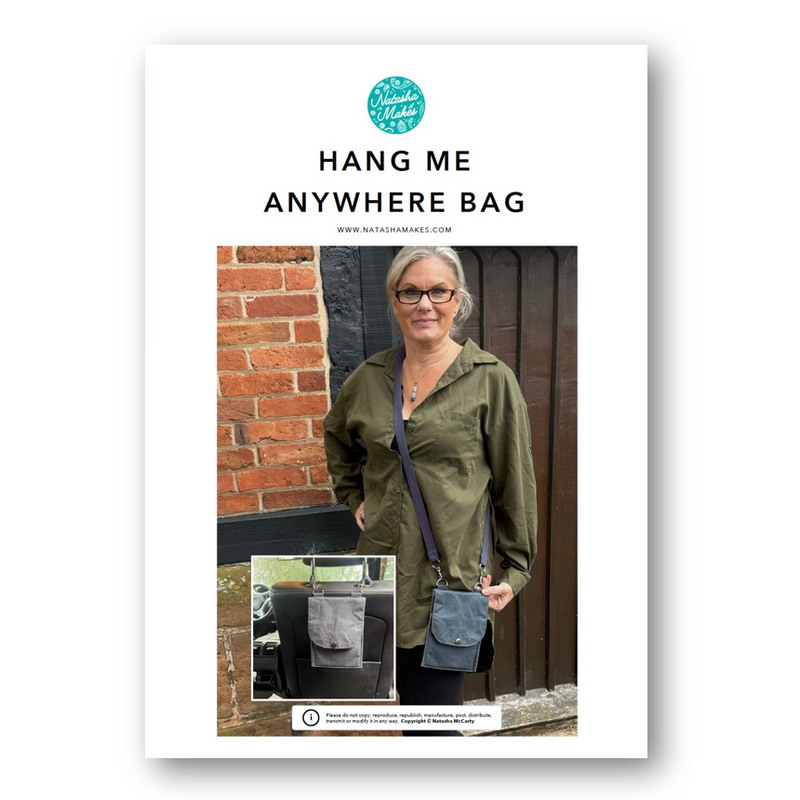 INSTRUCTIONS: Hang Me Anywhere Bag: PRINTED VERSION