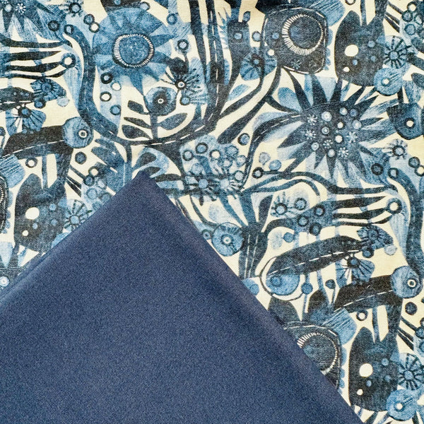 Half Metre Heaven: Este MacLeod | In The Pink 'Stella Blue' Blue PWES017 with Navy