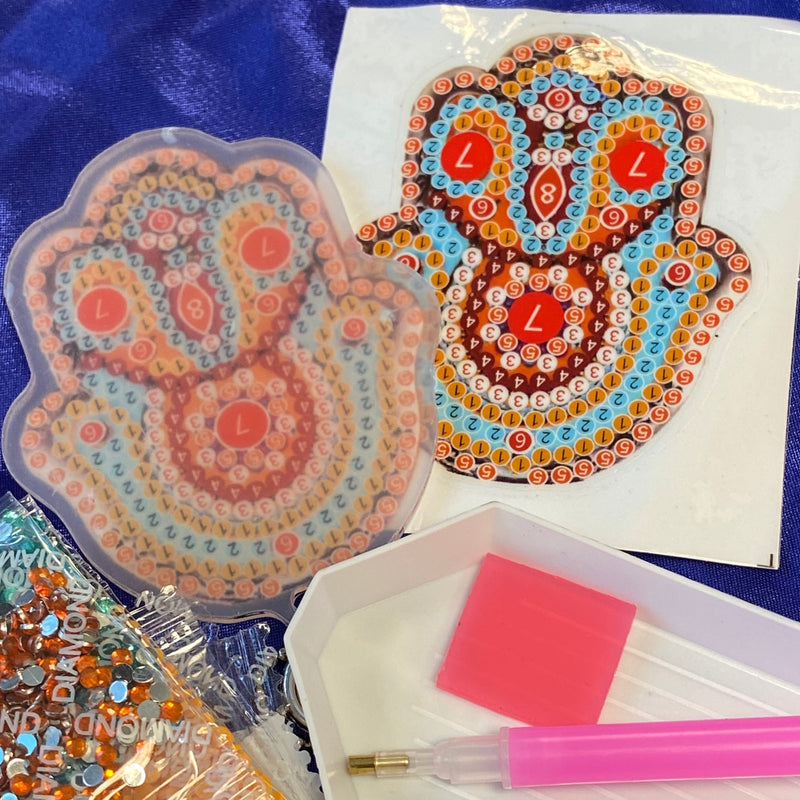 Crystal Parade Diamond Painting Key Ring Reiki Natasha Makes