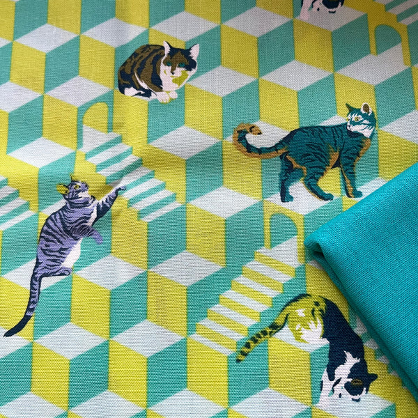Half Metre Heaven: Tula Pink | Besties 'Sitting Pretty' Meadow PWTP217.MEADOW with Jade CTO